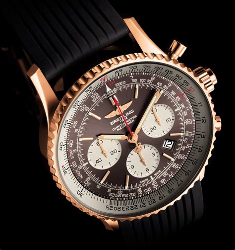 breitling navitimer rattrapante replica|Breitling Navitimer rubber strap.